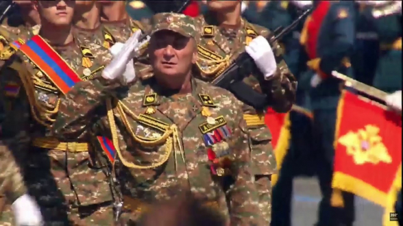 ՀՀ զինծառայողների ելույթը Մոսկվայում՝ Հաղթանակի 75-ամյակին նվիրված զորահանդեսին